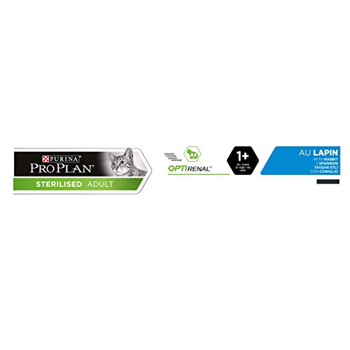 Pro Plan sterilised – Riche en Conejo – 10 kg – Pienso para Gatos Adulto