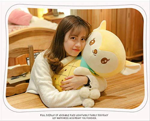RFVNUOMHG Juguetes De Felpa Nuevo Creativo Fruta Fresa Piña Animal Muñeca Siesta Sosteniendo Cojín Cojín De Los Niños Hombres Y Mujeres Regalo De Cumpleaños De Vacaciones 50Cm B