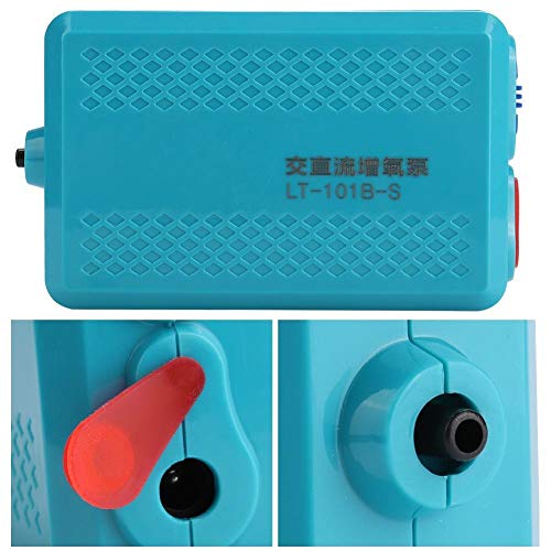 Rockyin Bomba de Aire portátil de Pescado USB de Carga de la Bomba de oxígeno for el Tanque de Pescados Pesca (único Punto de Venta)