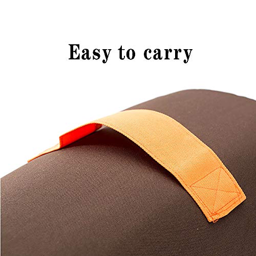 SHPEHP Tienda para Mascotas/Cama para Gatito/Ropa de Cama para Mascotas 2 Colores Fácil de Transportar Tela Impermeable Microfibra para Interiores y Exteriores Cama para Mascotas Yellow-S