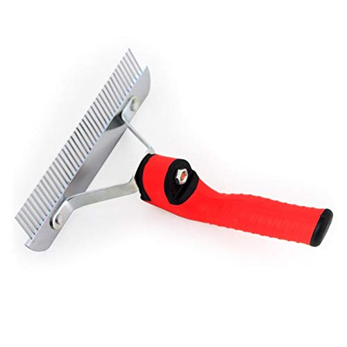 SSScok PetSupplies Deshedding Herramienta de Aseo for Mascotas Peine Pet Extra Grande de Rake Peine Cepillo de la preparación de Belleza Peine for Perros Grandes Golden Retriever Husky Pastor alemán