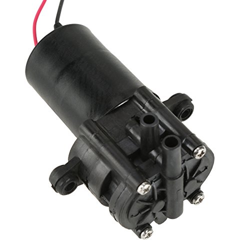 TOPINCN Bomba de Agua para Engranajes ZC-A250 DC24V Herramienta Ultra-Silenciosa Impermeable Mini Autocebante Plástico Resistente a Corrosión para Acuarios Hidropónicos Fuentes Estanques Acuarios