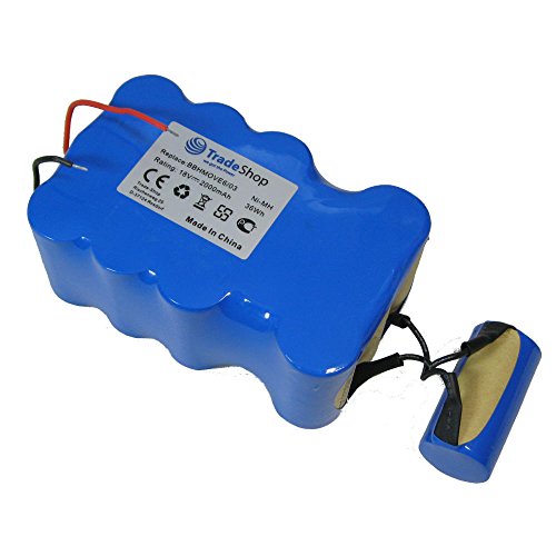 Trade Shop Premium – Batería de Ni-Mh, 18 V/2000 mAh/36 Wh sustituye a Bosch fd9403, 18 V/100 W + 10 W para BBHMOVE4 bbhmove6, bbhmove6/03 batería de aspiradora