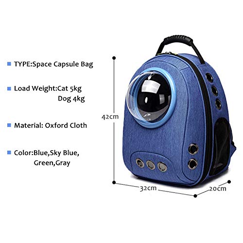 Viaje del Perro del Gato Bolsa del Animal doméstico del Gato Mochila Transpirable Cápsula Espacial al Aire Libre Senderismo Bolsa Bolsa portátil de la Jaula del Gato del Gato de 4 Colores