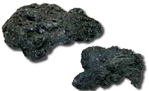 Wave de roca volcánica para Aquariophilie Negro