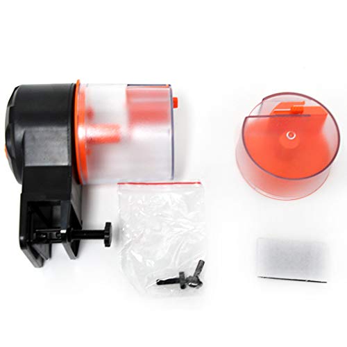WE-WHLL Mini alimentador automático de Peces Acuario Tanque Temporizador Dispositivo Inteligente de dispensadores de Alimentos para Peces