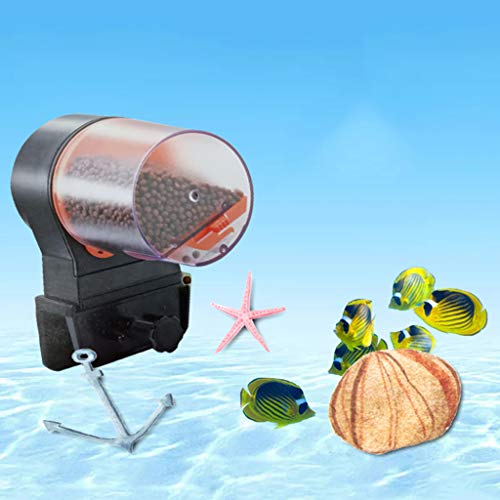 WE-WHLL Mini alimentador automático de Peces Acuario Tanque Temporizador Dispositivo Inteligente de dispensadores de Alimentos para Peces