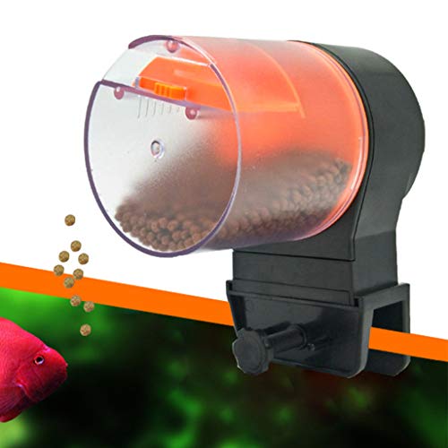 WE-WHLL Mini alimentador automático de Peces Acuario Tanque Temporizador Dispositivo Inteligente de dispensadores de Alimentos para Peces