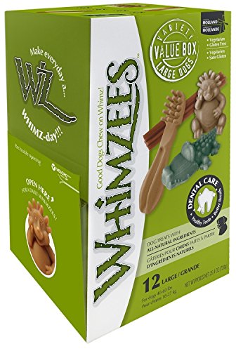 Whimzees Perro Tratar VARIEDAD CAJA - Large/12-Piece