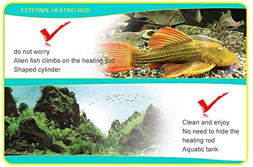 YAYY 1 Pieza ISTA 500W Acuario Calentador Externo Tanque de Peces Calentador Pantalla de Cristal líquido Suministros para acuarios-150W(Upgrade)