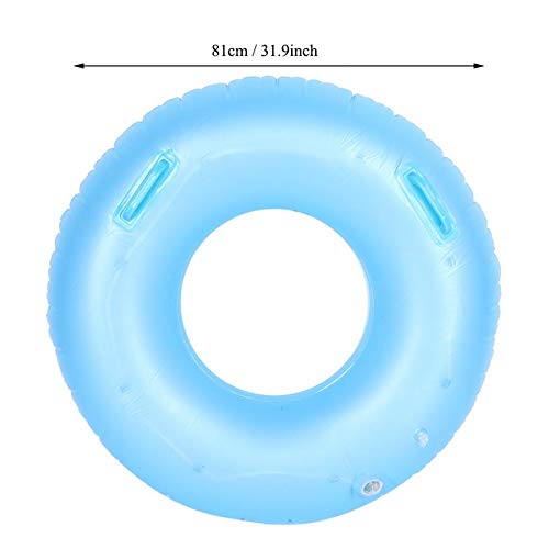 Yshen Casa de Hámster de Madera Juguetes Colgantes Hamster Juguete Piscina Inflable Anillo de natación LED Iluminado Niño Adulto Anillo de natación Juguetes acuáticos Producto para Mascotas