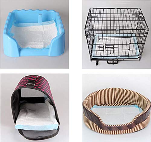 YYH Multicapa Mascotas de formación del pañal Pad Perro pañal desechable absorbible Interior del Orinal de Seguridad de los Perritos de la Ropa Interior de orina en Seco (Color : 45 * 60cm-50 Count)