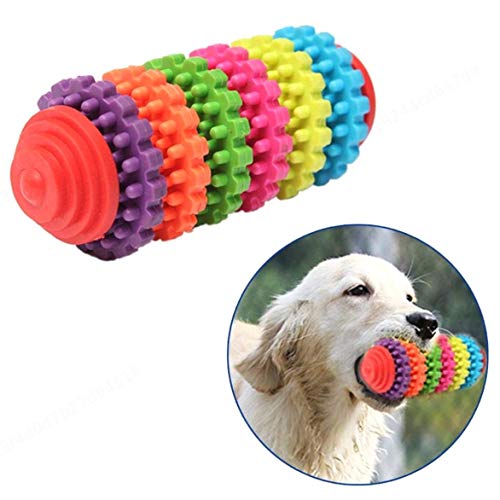 ZXYAN Caucho Mascota Perro Cachorro Dentición Dental Dientes sanos Gomas Juguete masticable Juguete para Mascotas