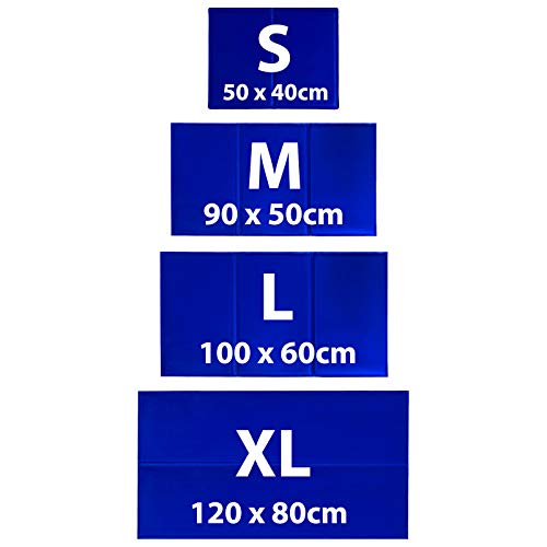 dibea Esterilla De Enfriamiento para Mascotas, Alfombra Refrescante para Mascotas, Estera De Enfriamiento para Perros En Talla L/100X60 Cm 1 Unidad 3000 g