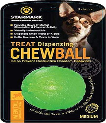 JULIUS K9 59801 Treat Dispensing Chew Ball - 7 cm, M, Green
