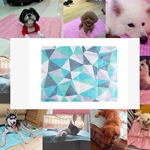 JZTRADE Manta Fria para Perros Manta Refrigerante Perro Perro Estera Fresca Mascota de Mat Gato de Mat Pet Mat Gato Mat Caja Mat 1,m