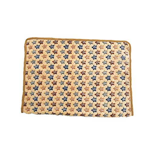 Outflower Cojines para Mascotas de Tela para Suave y Cómodo Alfombrilla Dibujo con Estrella de Color para Bonita y Moda Manta Delgado Puede a Hidrófugo