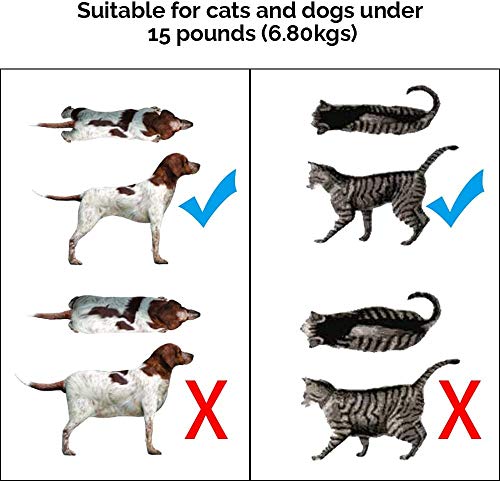 PetsN’all Puerta para Mascotas con 4 Cerraduras Diferente Para Gatos y Perros Pequeños – Para Adentro/Afuera con Marco Blanco