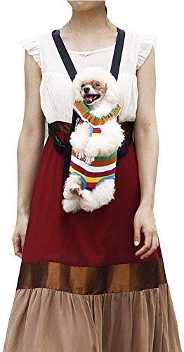 SEESEE.U Mochila para Transportistas De Mascotas, Bolso De Viaje Ajustable para Mascotas, Portador De Perros, Bolsa De Viaje, Patas, Fácil De Usar para Viajar, IR De Excursión, Acampar,B,S