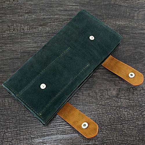 Tijeras de peluquería Pack Doble Estilista Pet Roller Pet Clutch Plegable, Herramienta ideal para peluqueros. (Color : Verde)