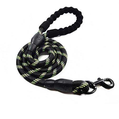 Collares Básicos para Perrosschiuma per Catena Riflettente A Forma Di Cane Multicolore con Cordino Tondo Manico Comodo Catena per Cani Di Grossa Taglia Sky-Blue: 1,5 M * 1,5 Cm