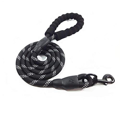 Collares Básicos para Perrosschiuma per Catena Riflettente A Forma Di Cane Multicolore con Cordino Tondo Manico Comodo Catena per Cani Di Grossa Taglia Sky-Blue: 1,5 M * 1,5 Cm