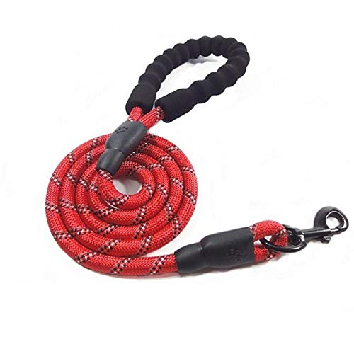 Collares Básicos para Perrosschiuma per Catena Riflettente A Forma Di Cane Multicolore con Cordino Tondo Manico Comodo Catena per Cani Di Grossa Taglia Sky-Blue: 1,5 M * 1,5 Cm