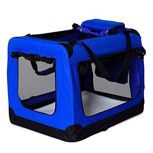 dibea TB10033 Bolsa de Transporte para Perros y Gatos, Azul, (XL) 82x58x58 cm