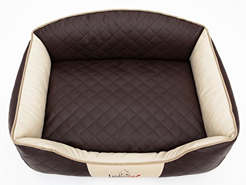 Hobbydog Elite Cama para Perro, XL, Color marrón/Beige
