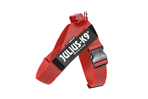 Julius-K9 Arnés de Correa Color & Gray, Talla: 1, Rojo-Gris