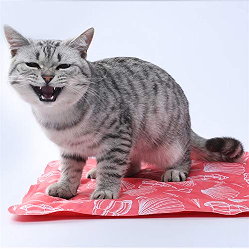 JZTRADE Manta Fria para Perros Alfombra Refrescante Perro Almohadillas de Entrenamiento Conejo de Mat Almohadilla de refrigeración para Perros De Perro m