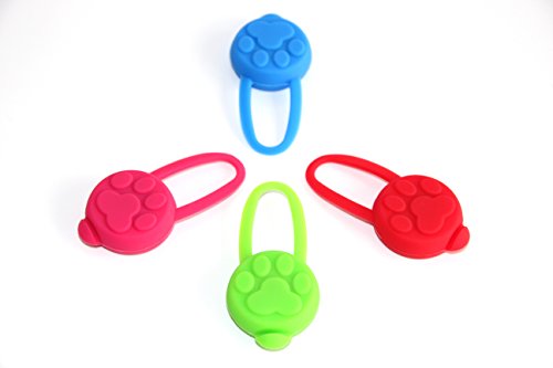 LED colgante luminoso de silicona Collar de perro LED cuello luminoso en color de rosa por el PRECORN marca