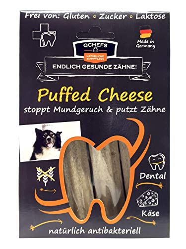 Qchefs Fitness Series - Trampa de Queso y arroz para Perros dentales (3 Unidades)
