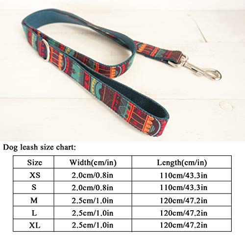Conjunto Personalizado de Collar de Perro Estilo Bohemio Ajustable Correa Para Mascotas Conjunto de Etiquetas Etiqueta Para Perros Grabado con láser Adecuado Para Perros Grandes, Medianos y Pequeños