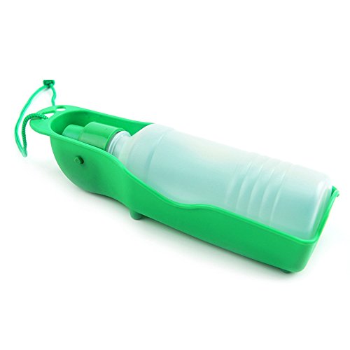 Ecloud Shop® 500ML Pet Puppy Plegable Bebedor Pet portátil de Viaje de Agua alimentador no tóxico Botella de Seguridad (Color al Azar)