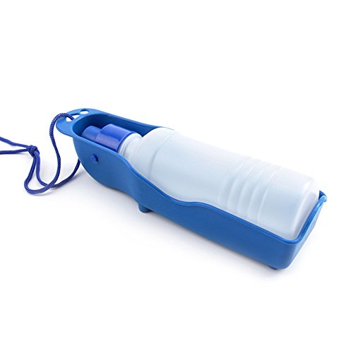 Ecloud Shop® 500ML Pet Puppy Plegable Bebedor Pet portátil de Viaje de Agua alimentador no tóxico Botella de Seguridad (Color al Azar)
