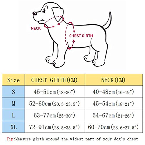 MerryBIY Arnés del Animal Doméstico Pet Harness Perro Collar Chaleco para Mascotas en el Pecho Correas con la Manija Accesorio Cuerda Lo Mejor para Pasear(Rojo, XL)