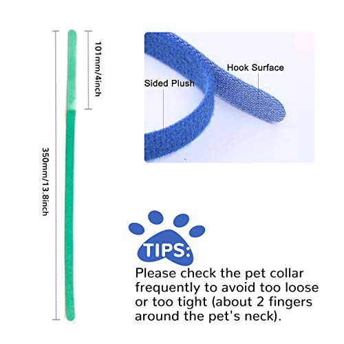 15 Piezas Collares Cachorro,XCOZU Collar De Mascota Ajustables Etiqueta De Identificación Para Cachorros De Mascota Recién Nacidos,Nylon De Colores Banda De Identificación De Cachorro Suave
