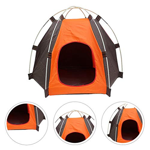 BESPORTBLE Tienda de Campaña para Mascotas Al Aire Libre para Perros Cachorro Gato Protector Solar Portátil Y Casa de Juegos para Gatos a Prueba de Agua para Exteriores