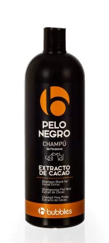 Bubbles Perros Champú con extracto de cacao negras para pelo (lata de 5 l)