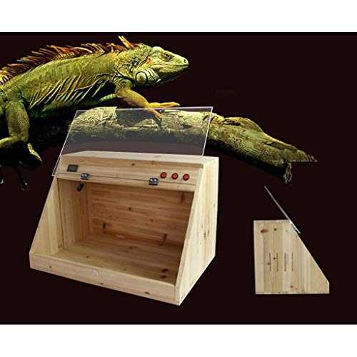 Caja de lagarto doméstico, tanque de reloj de alimentación de reproducción: caja de hámster lagarto camaleón Caja de tienda de mascotas Casa de mascotas for perros y gatos ( Size : 80*40*40CM )