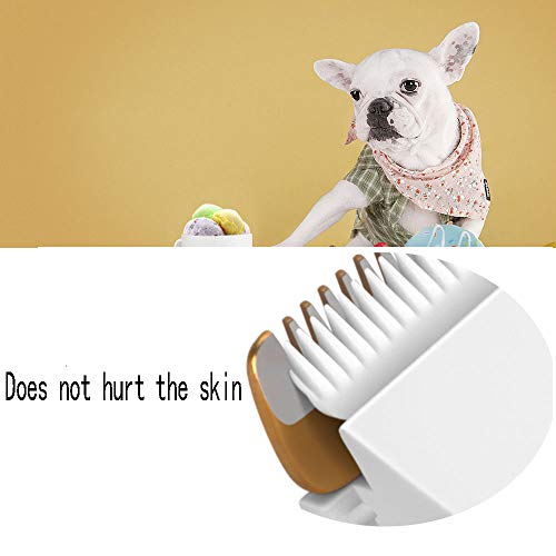 Cortadoras de peluquería Canina, Recortadora eléctrica para Mascotas, Set de Aseo inalámbrico y de bajo Ruido, cortadora de Cabello Profesional Recargable con USB, cortapelos inalámbrico para Mascot