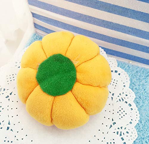 danyangshop Juguete De Peluche 1Pc Nueva Forma De Calabaza Juguete para Perro Lovely Dog Puppy Chew Squeaker Plush Sound Toy Soft Puppy Chew Toy Limpieza De Dientes Suministro