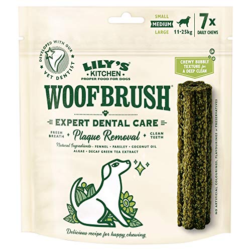 Lily's Kitchen Palito Woofbrush Mediano de Cuidado Dental para Perro (Pack 7 x 196g)