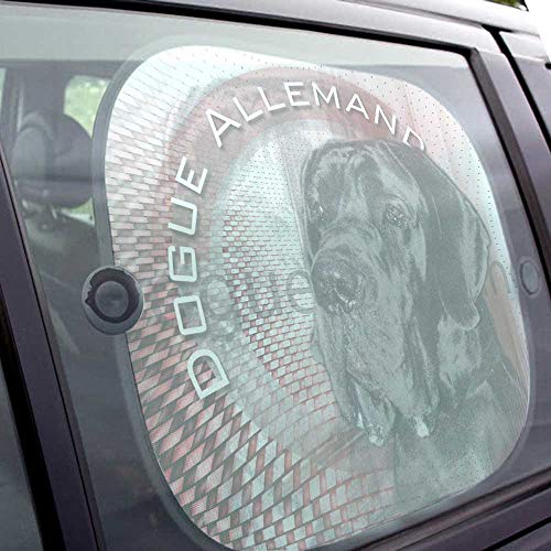 Pets-easy Pare Soleil Perro Coche de Dogue Alemán Negro