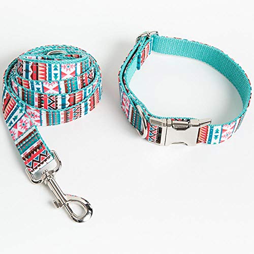 QPYJ Collares Básicos para PerrosCorrea para Perro Graffiti Pattern Perro para Mascotas Correa para Caminar-mi_XSCorreas Extensibles para Perros
