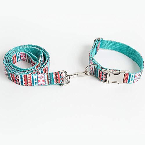 QPYJ Collares Básicos para PerrosCorrea para Perro Graffiti Pattern Perro para Mascotas Correa para Caminar-mi_XSCorreas Extensibles para Perros