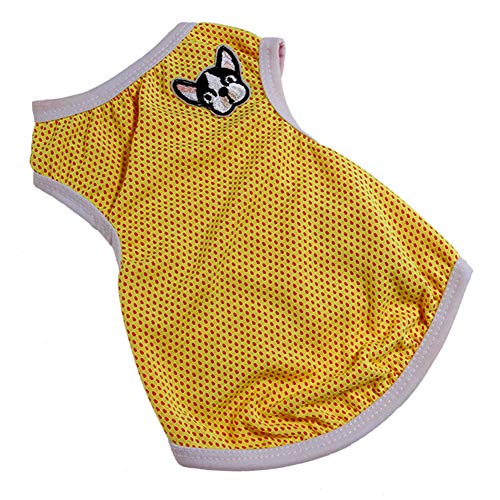 RIsxffp Verano Mascota Disfraces Perro Ropa Deportiva Chaleco Camiseta Chihuahua Cachorro Disfraz Ropa Blue S