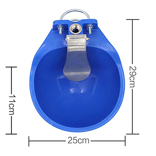 WHR-HARP Comederos para Caballos Alimentadores Automáticos de Agua de Cabra Alimentador de Animales Plásticos Bebedero Automático Suministros para Ganado