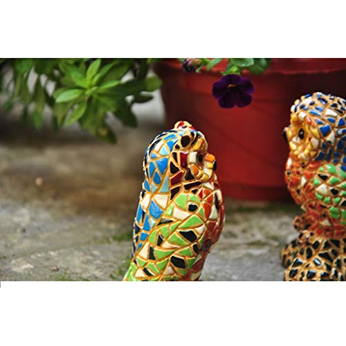 Xu-pet Yarda búho Mascota Marcadores Graves, Animales pequeños jardín conmemorar lápida sepulcral, Estatua Homenaje Resina de Color